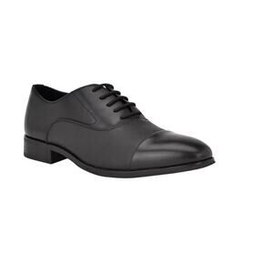Calvin Klein Men's Drew Lace-Up Dress Oxford Shoes Black Leather Size 11.5